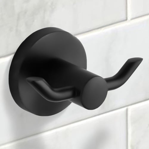 Bathroom Hook, Matte Black Nameeks NCB50